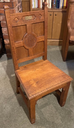 Oak chair. Stripped
