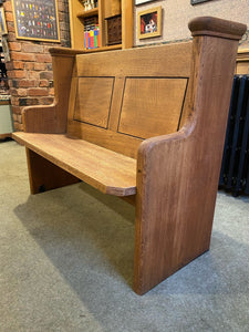 Oak pews. Stunning reclaimed pews in three sizes.