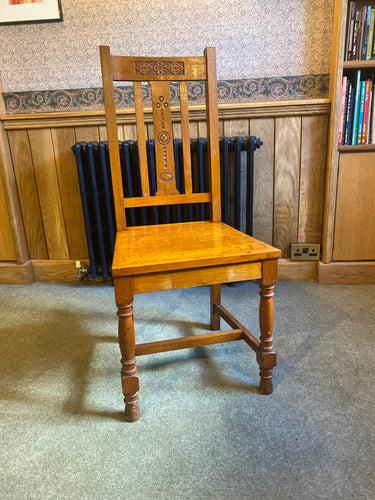 Church chair. Buy as seen or have them painted!