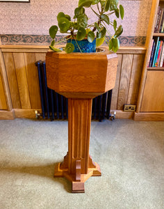 Church Font. Plant stand.