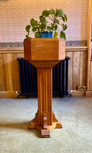 Church Font. Plant stand.