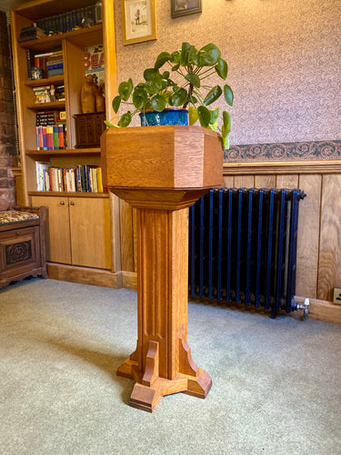 Church Font. Plant stand.