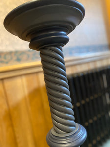 Pedestal. Barley twist Plant stand. Display.