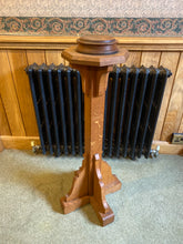 Load image into Gallery viewer, Oak pedestal. Plant stand. Display stand.