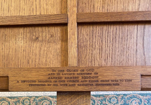 Freestanding hymn and tunes board. Display board. Photo board.