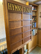 Load image into Gallery viewer, Freestanding hymn and tunes board. Display board. Photo board.