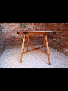 Classic Ercol drop-leaf table. Model 377. Space Saving