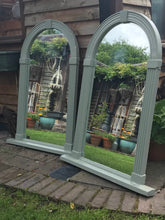 Load image into Gallery viewer, Two vintage plaster mirrors perfect for the garden or interior