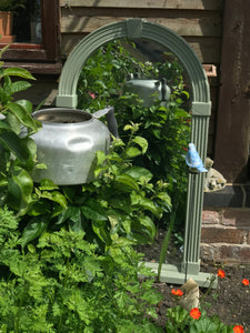 Two vintage plaster mirrors perfect for the garden or interior