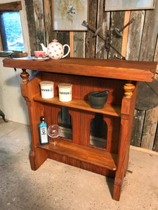 Antique Pitch Pine Church Lectern/Stand/Bar/Station.