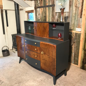 Beautility sideboard. Walnut and Ash Fusion paint 