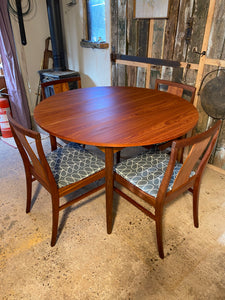 G Plan Fresco extendable table and four chairs