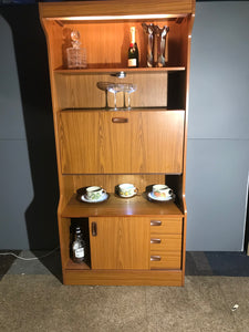 Schreiber Wall Unit/ Drinks Cabinet 1970s